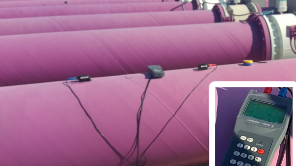 מד ספיקה אולטרסוני נייד קלאמפ און